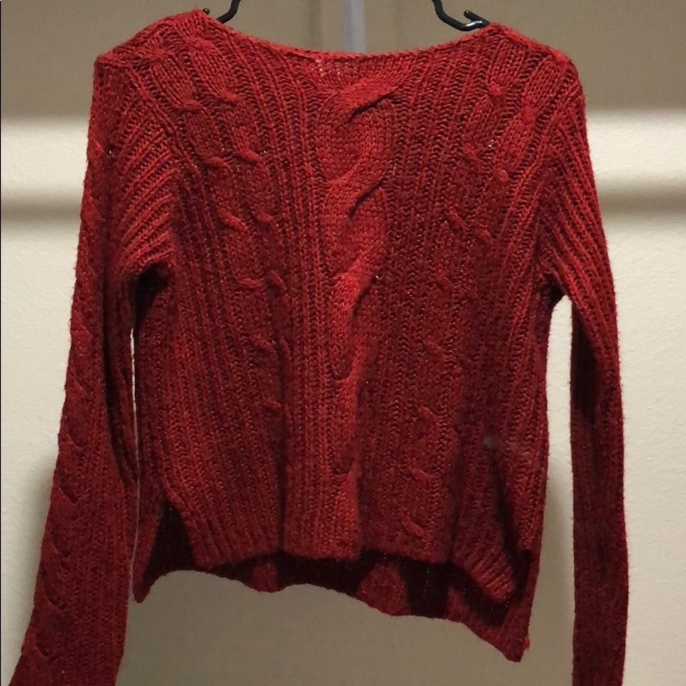 Red sweater